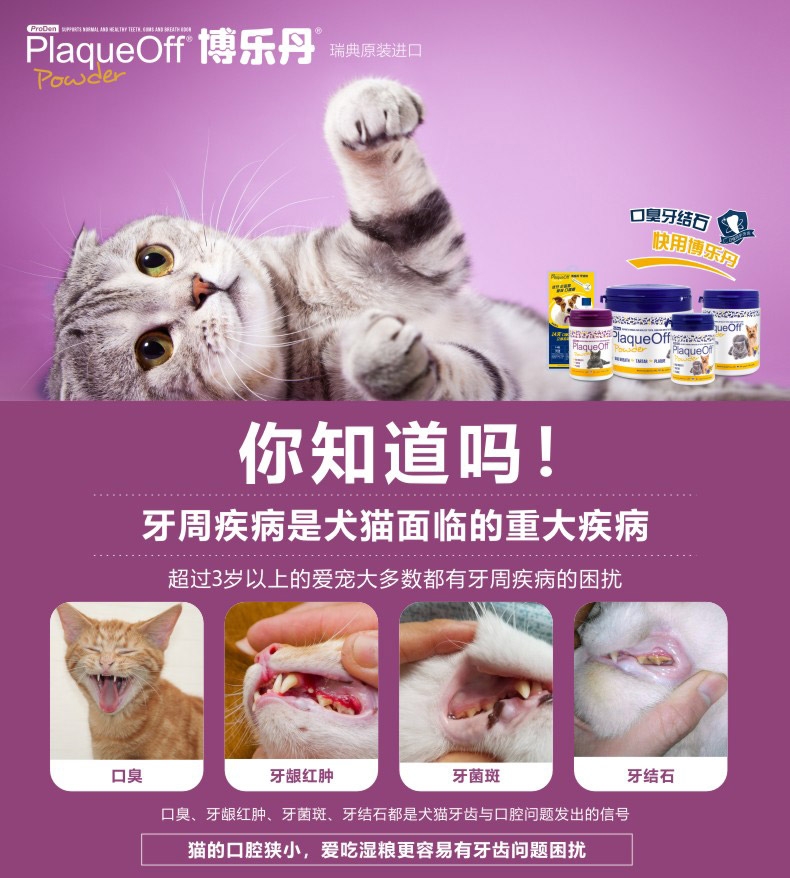 Proden博乐丹 猫用牙洁粉20g