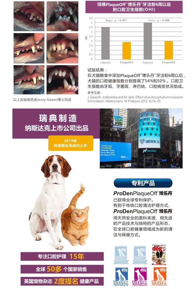 Proden博乐丹 猫用牙洁粉20g
