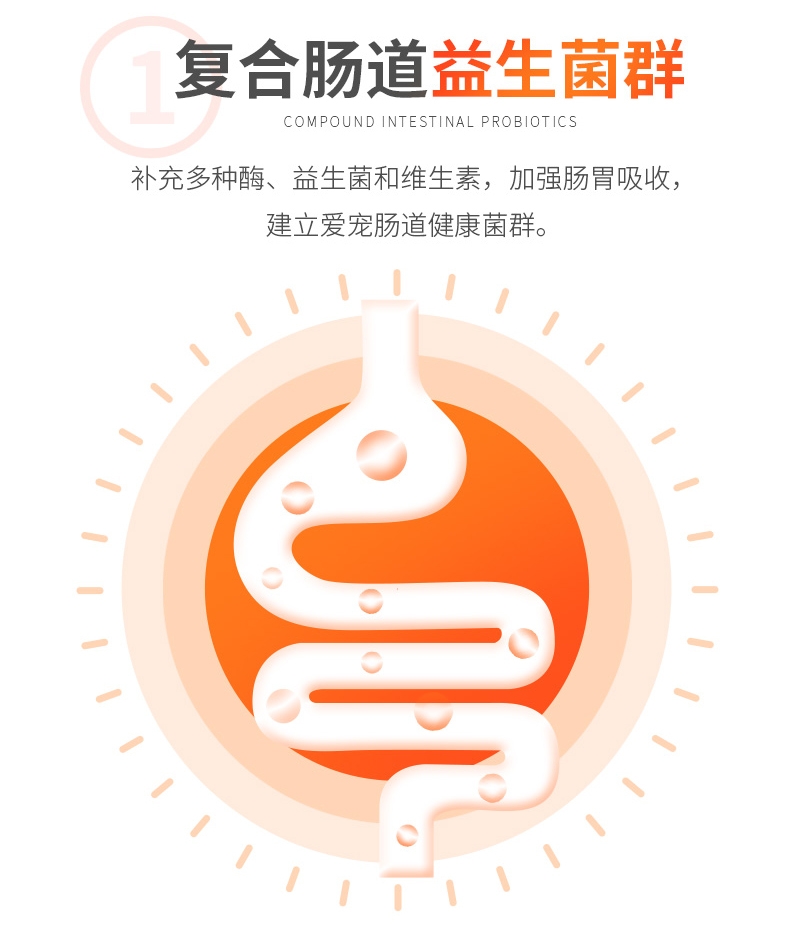 红狗RedDog 猫用酵素益生菌 80g 增进食欲肠道调节