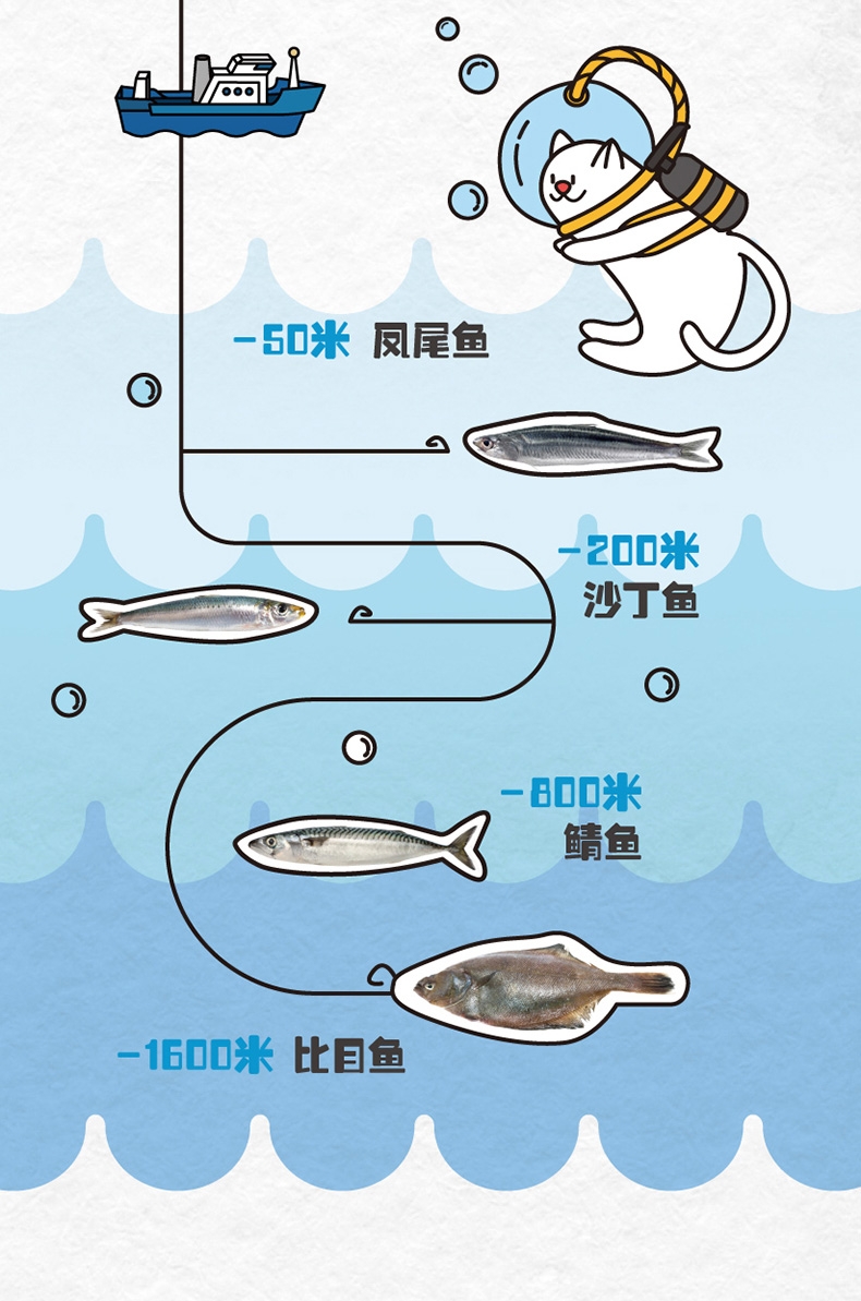 有鱼 无谷生鲜深海鱼猫粮 1kg 85%含肉量