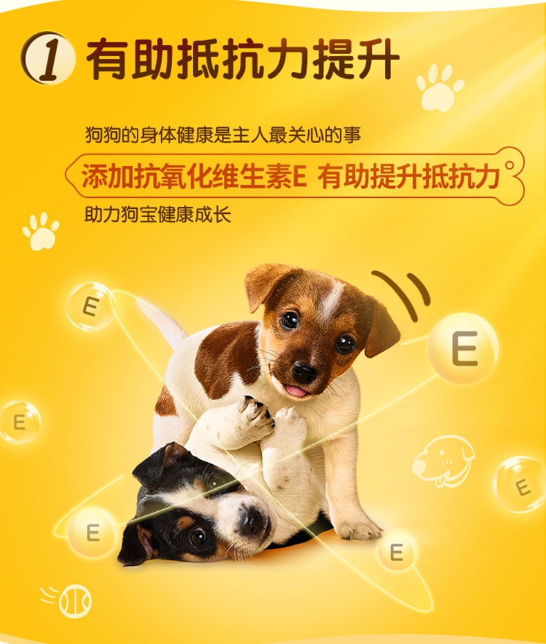 宝路Pedigree 牛肉口味小型犬幼犬粮用 1.2kg