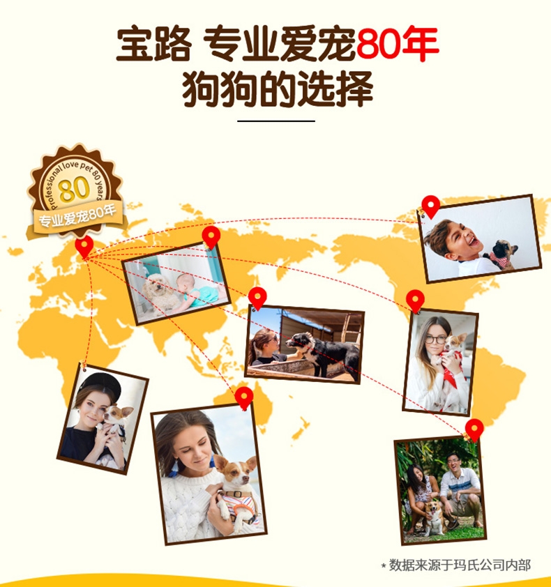 宝路Pedigree 牛肉口味小型犬幼犬粮用 1.2kg