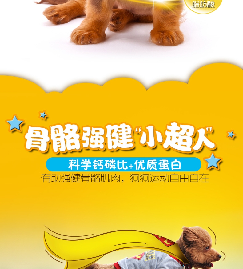 宝路Pedigree 牛肉口味小型犬幼犬粮 4kg