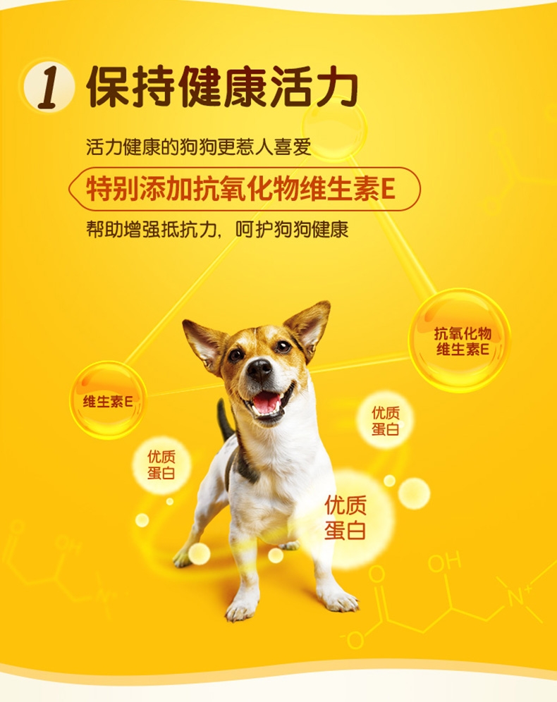 宝路 牛肉味小型犬大龄犬粮 1.5kg 酥脆夹心 双重味蕾体验