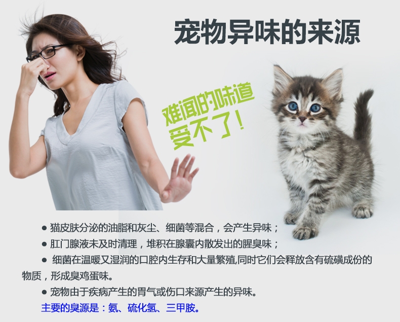 绝魅 宠物祛味消毒液 猫用 玫瑰香 473ml
