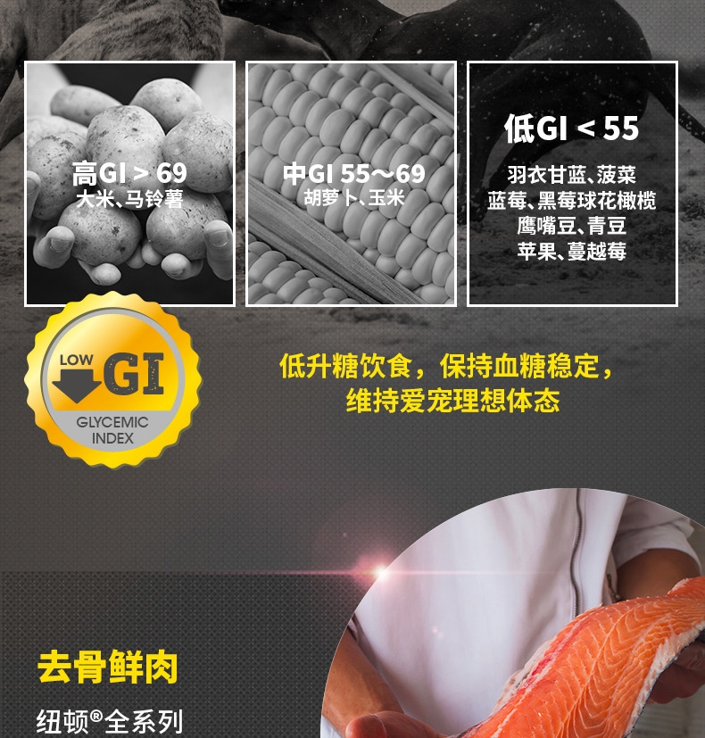 纽顿Nutram 小型&玩赏犬鲑鱼鳟鱼配方全犬粮 2.27kg 加拿大进口