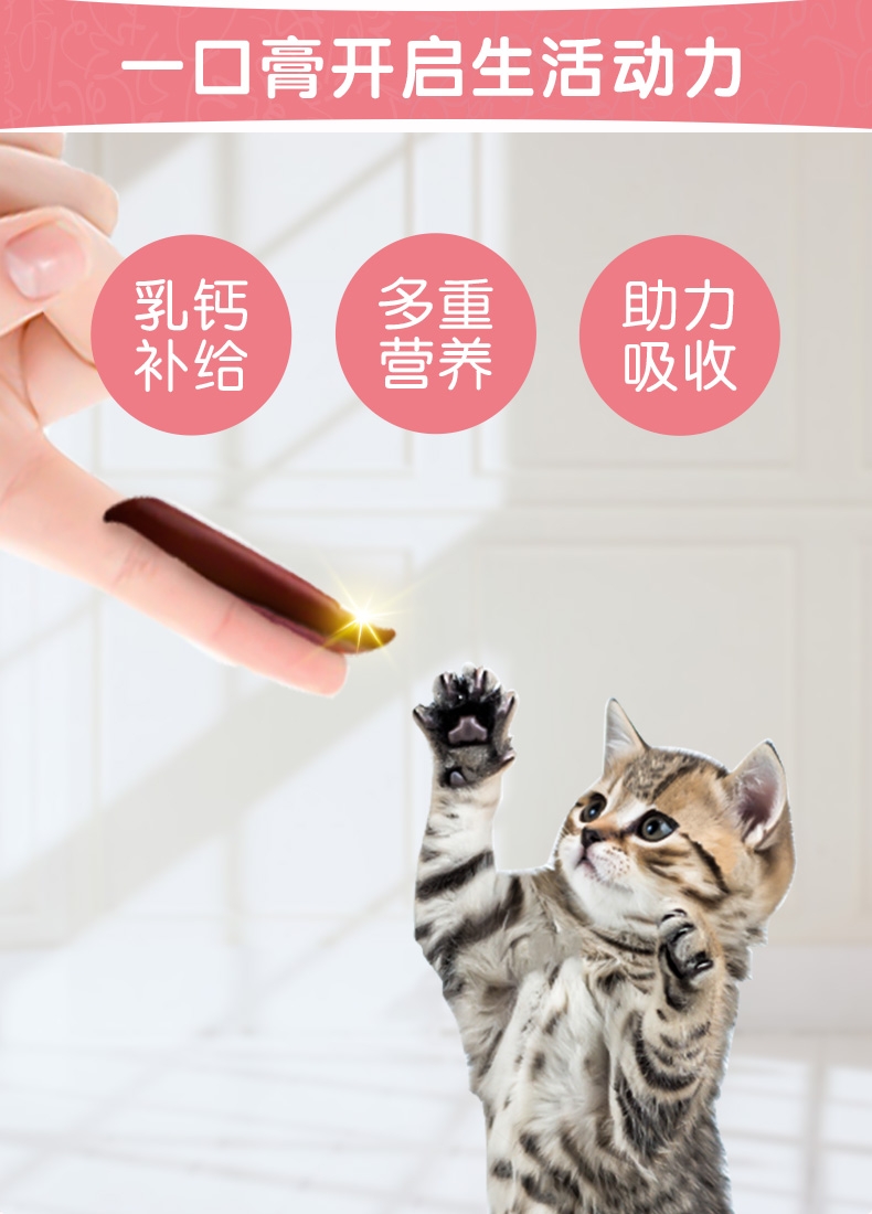 麦德氏 In-kat 猫用高钙营养膏 120g 补充能量