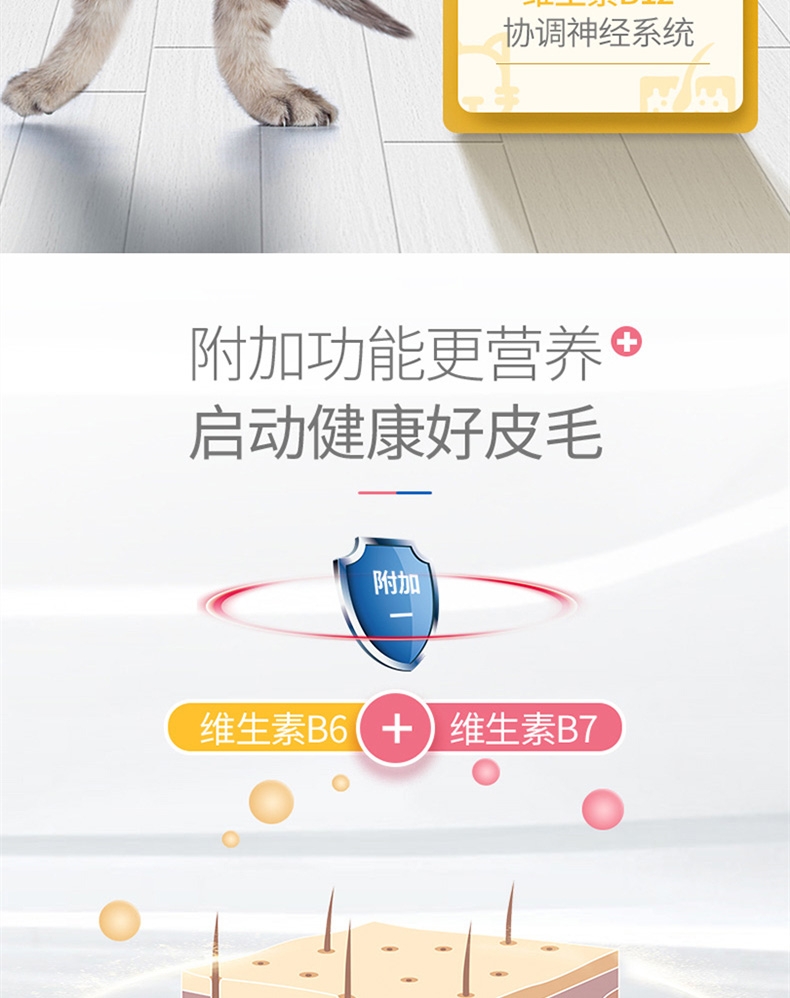 麦德氏 In-kat 猫用维生素营养片 60g 添加叶酸