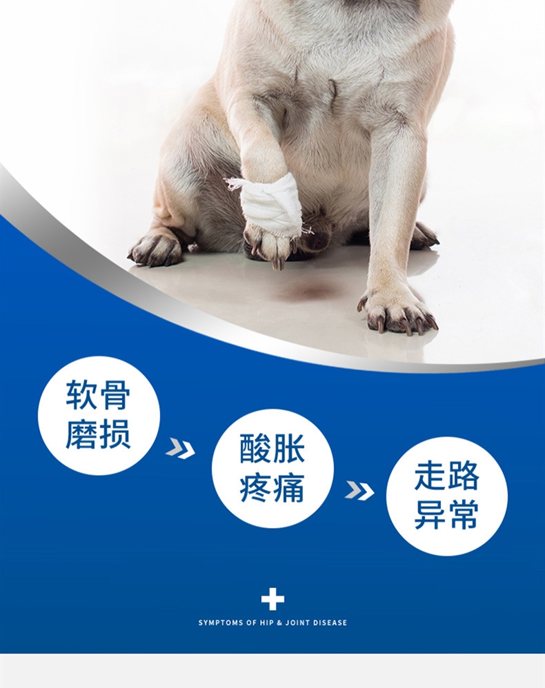 麦德氏 In-vet 犬用鲨鱼软骨素 340g 润化关节