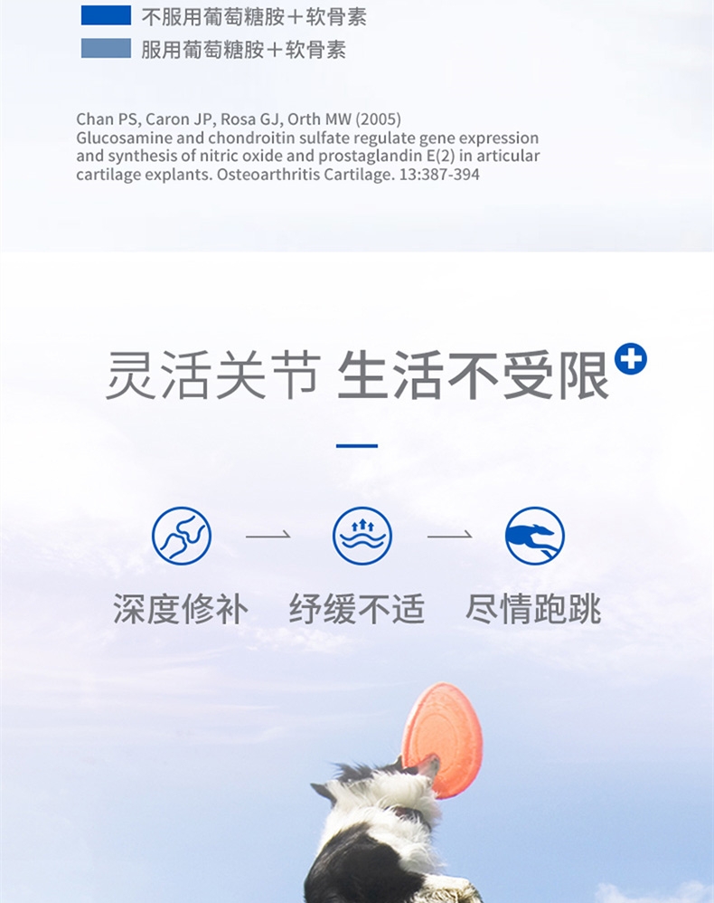 麦德氏 In-vet 犬用鲨鱼软骨素 340g 润化关节