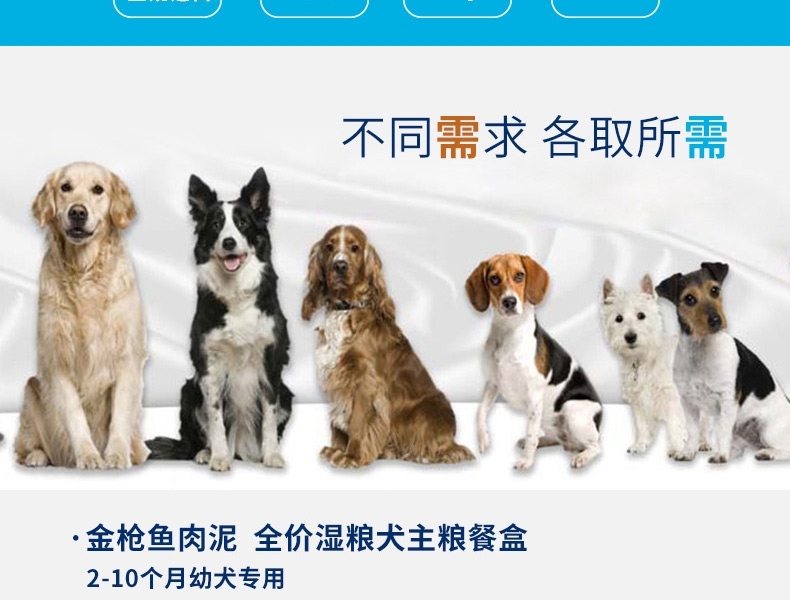 意大利孟爵Monge 爱优特犬 金枪鱼肉泥幼犬狗罐头 150g