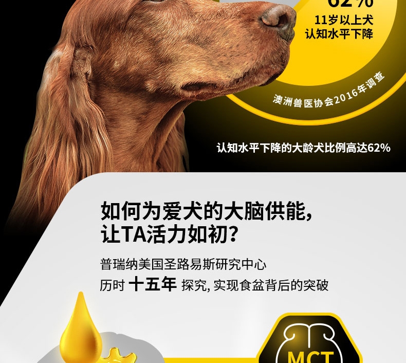 冠能Proplan 鸡肉配方7岁以上成犬粮 12kg