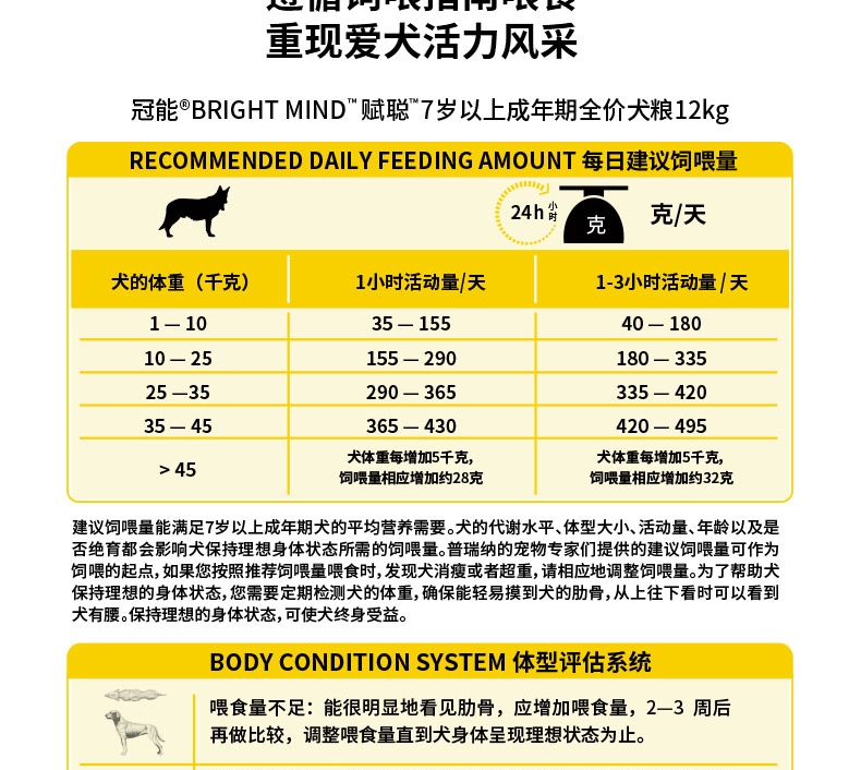 冠能Proplan 鸡肉配方7岁以上成犬粮 12kg
