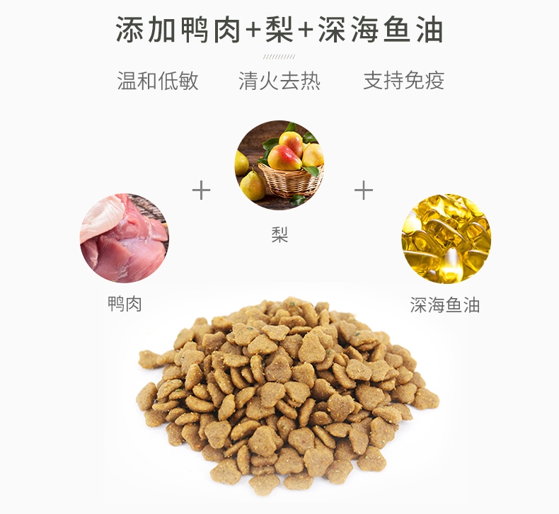 比乐 原味守护者系列鸭肉梨深海鱼油幼犬粮 1.5kg