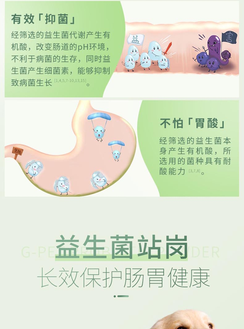 宠儿香 康源益生菌 5g*24袋 犬猫通用 调理肠胃