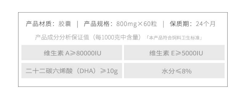宠儿香g-pet 保肤康0.8g*60粒/瓶