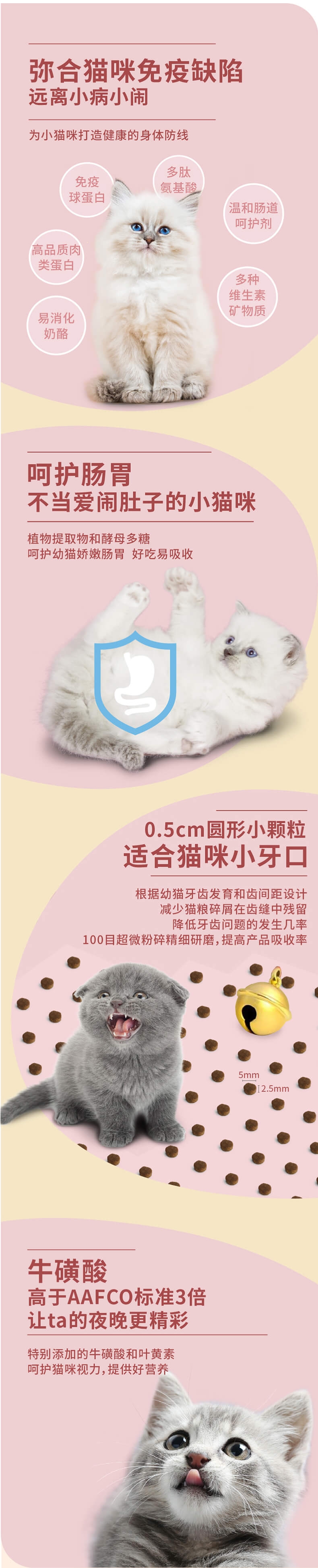 有鱼 离乳期幼猫及哺乳期母猫无谷猫粮 10kg 呵护肠胃