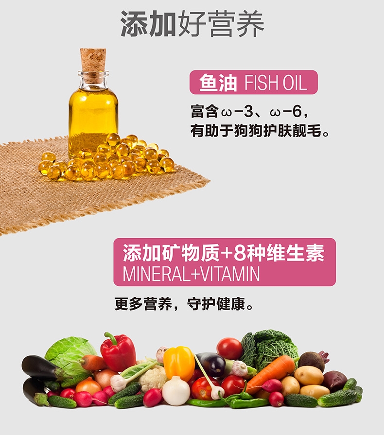 顽皮 happy100全价全期牛肉双拼犬粮 1.5kg 通用型狗粮