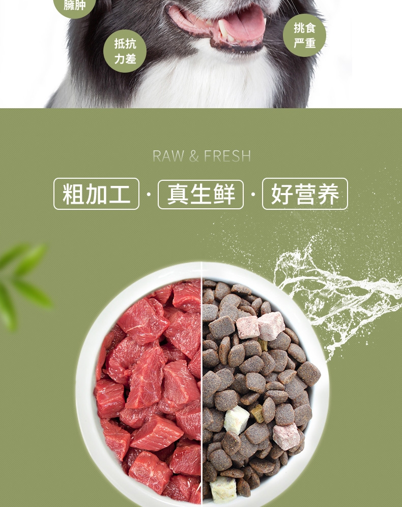 伯纳天纯 无谷冻干丛林探秘全犬种全期犬粮 12kg 72%含肉量