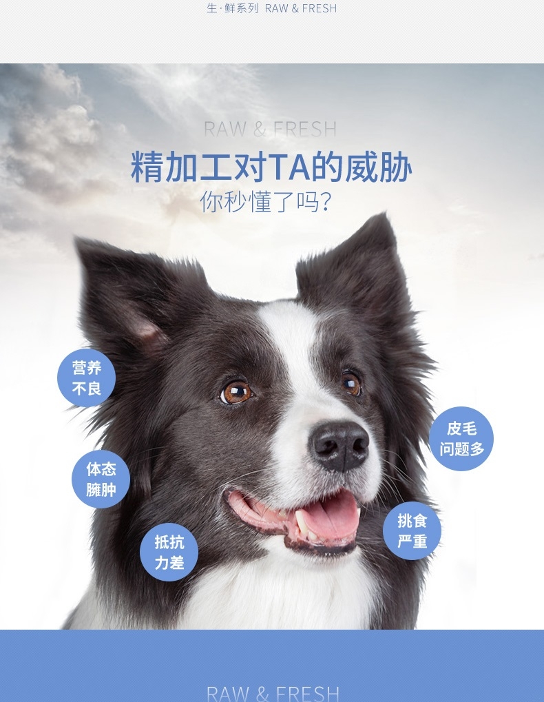 伯纳天纯 无谷冻干海洋盛宴全犬种全期犬粮 12kg 72%含肉量