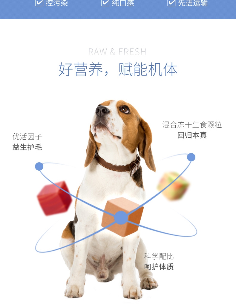 伯纳天纯 无谷冻干海洋盛宴全犬种全期犬粮 12kg 72%含肉量