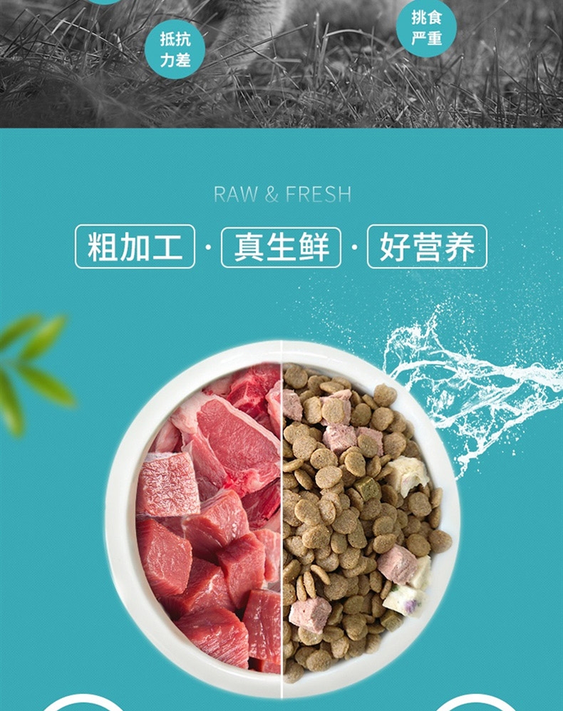 伯纳天纯 无谷冻干牧场狂欢全期猫粮 2kg 82%含肉量