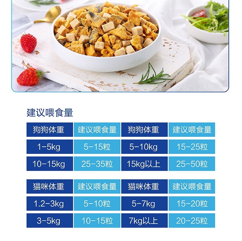 顽皮 Wanpy犬猫通用冻干零食鸡胸肉三文鱼配方 60g 富含高蛋白 口感丰富