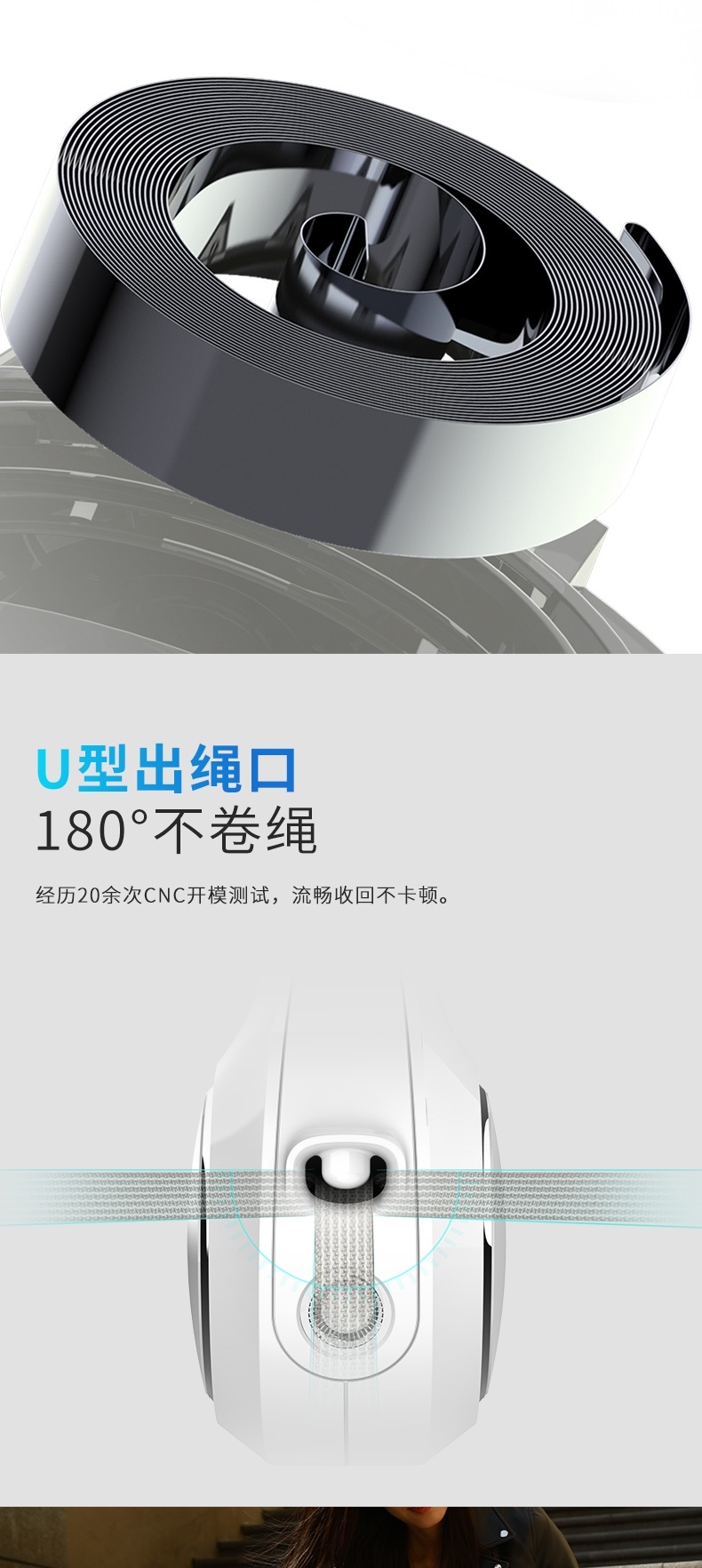 小佩 流光伸缩狗牵引绳基础款 舒适手感 一按即止