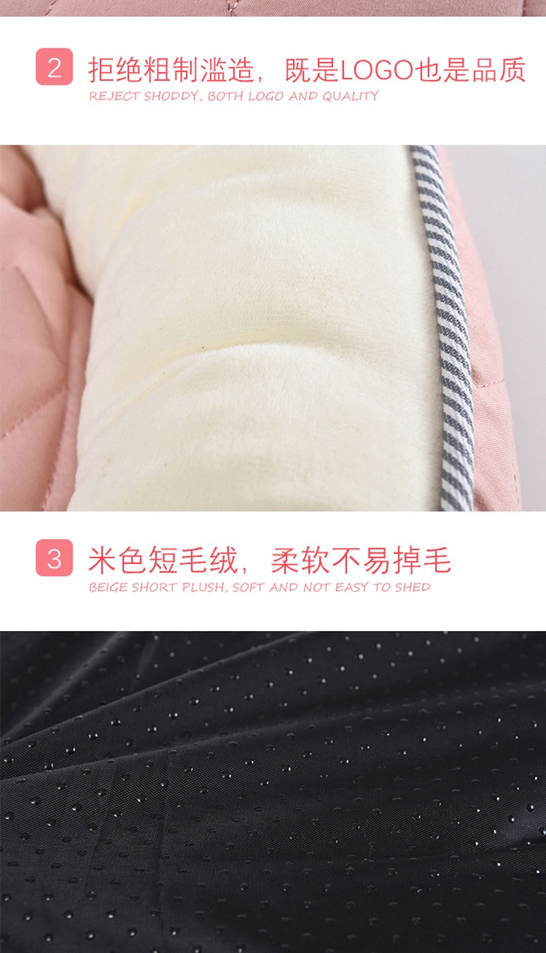 伊丽 素色五角星印花系列圆猫窝蓝色 狗窝 柔软不掉毛