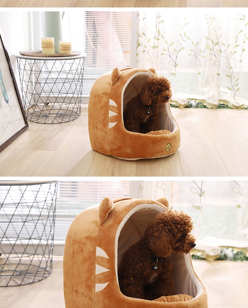 伊丽 可爱猫咪系列蒙古包宠物窝 柔软舒适 犬猫通用