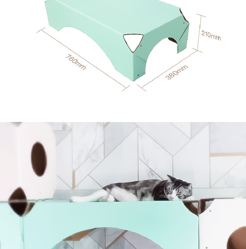 御喵宫 随心猫居系列猫咪玩具隧道猫玩具DIY 猫窝套装
