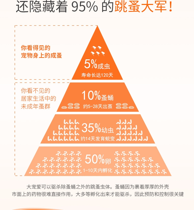 大宠爱 猫用内外同驱 驱虫滴剂 2.6-7.5KG适用 45mg*6支/盒 美国进口