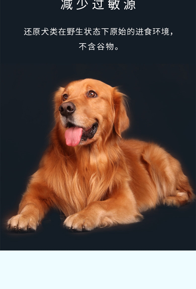 百德加 冻干颗粒无谷粮全价大型犬粮 13.6kg 含肉量80%