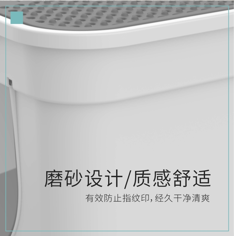 美芙魔方顶入式双门猫砂盆 隔离异味 可拆卸 易清洗