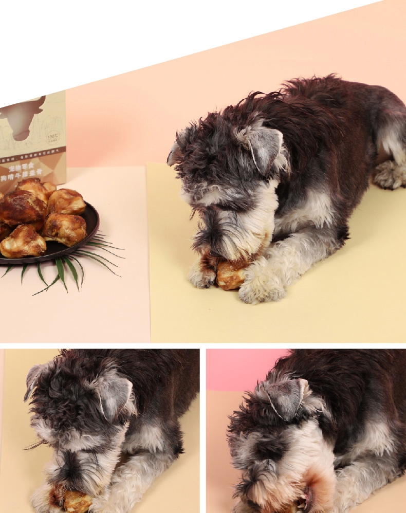 怡亲 犬用大号牛膝盖骨 400g/4只 狗零食 洁齿补钙