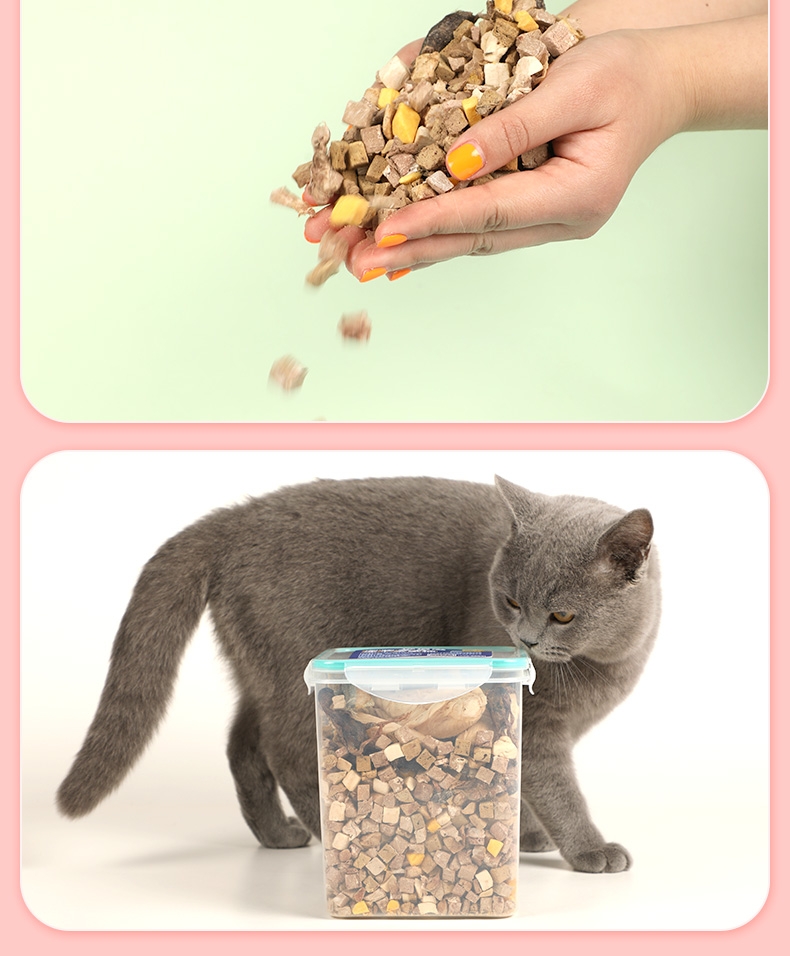 优倍滋 冻干零食全家桶500g 犬猫通用 增肥发腮