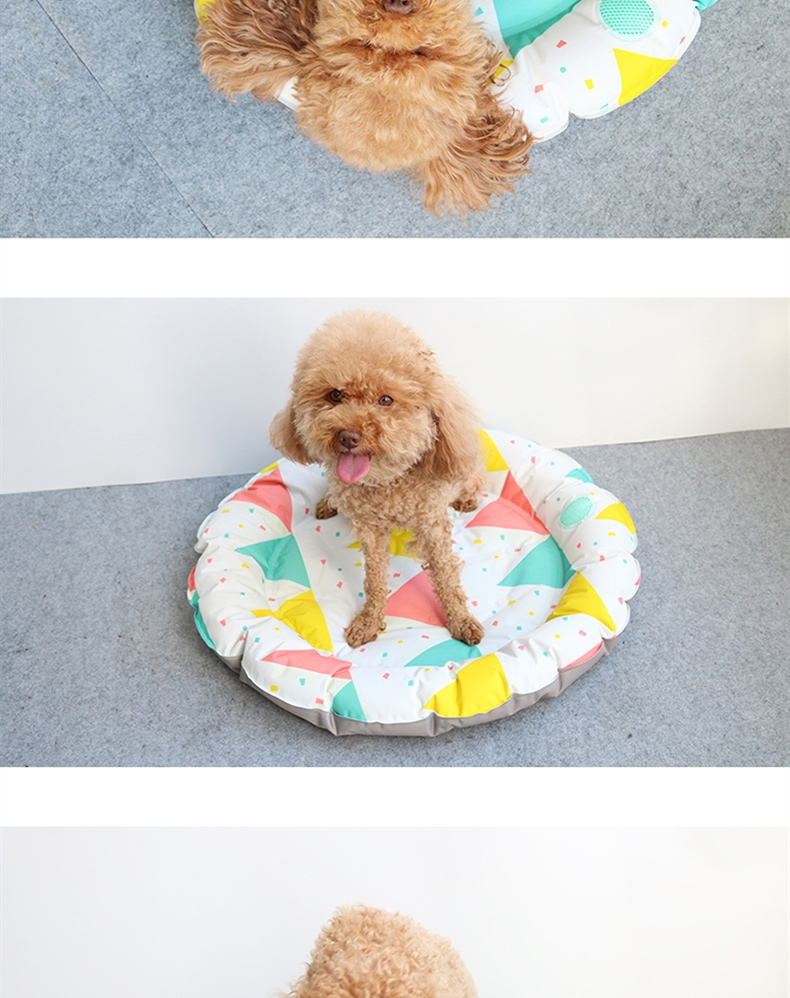 多可特 宠物圆形冰窝 降温防暑 犬猫通用