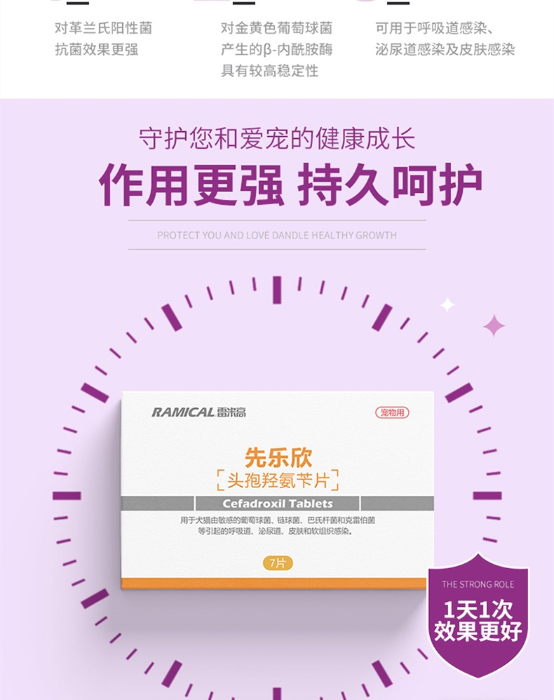 雷米高先乐欣头孢羟氨苄片7片