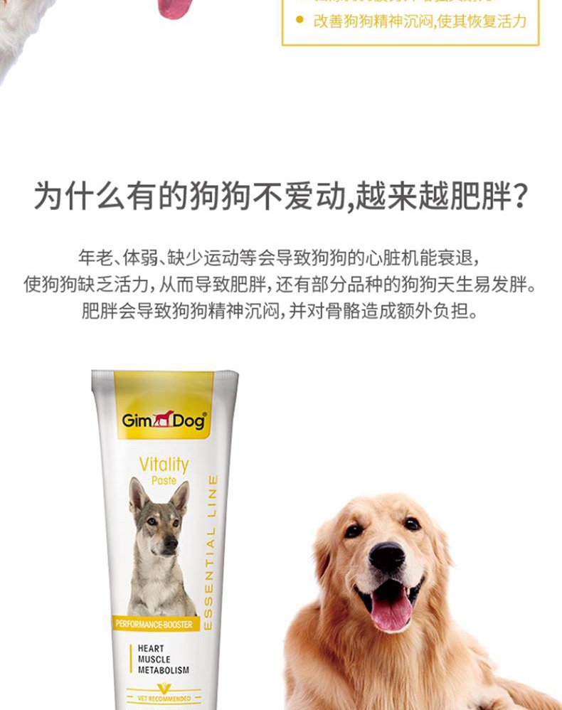 德国俊宝 俊汪精典系列活力狗营养膏50g