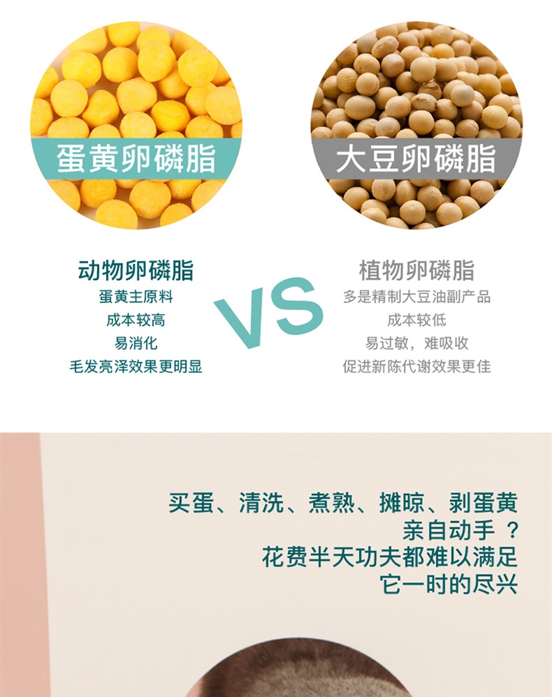 怡亲 冻干鹌鹑蛋黄 50g 猫狗零食