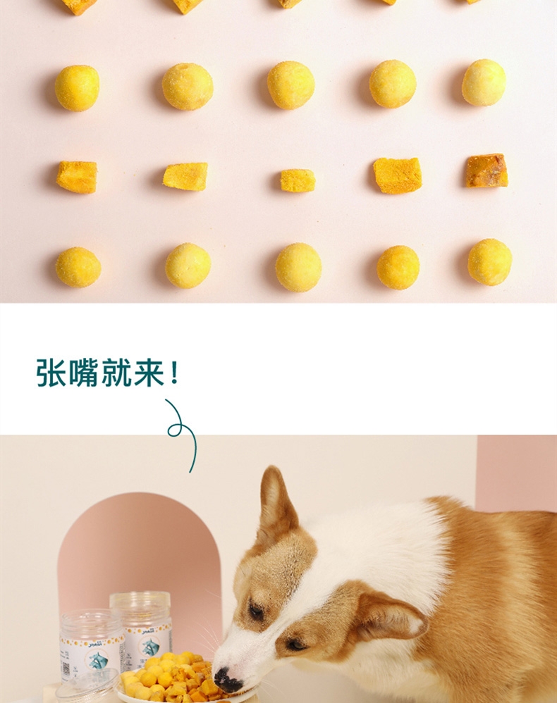 怡亲 冻干鹌鹑蛋黄 50g 猫狗零食