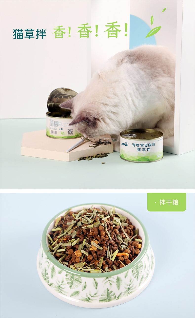 怡亲 宠物零食猫草 20g 猫零食