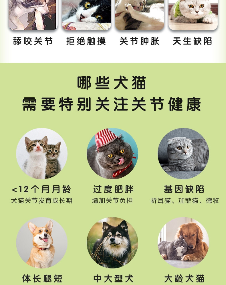 舒宠佳 悦关节 150g 修复软骨 犬猫通用