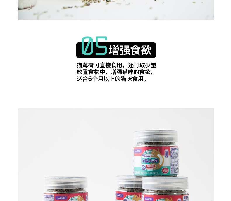 它它 猫薄荷叶 6g 猫零食 助排毛球 清新口气