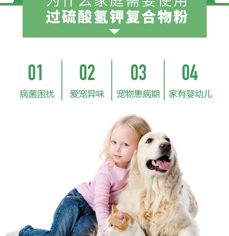 恩倍多 过硫酸氢钾复合物粉 5g*10 消毒抑菌 可拖地