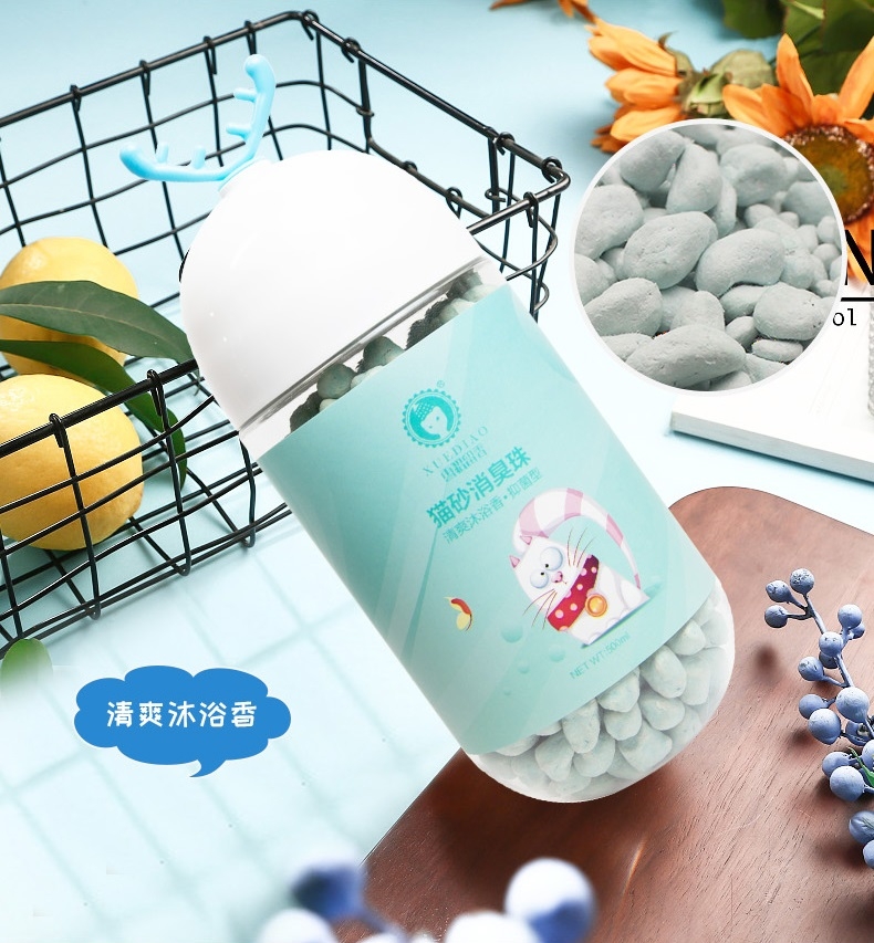雪貂留香 猫砂除臭珠淡雅花卉香 500ml
