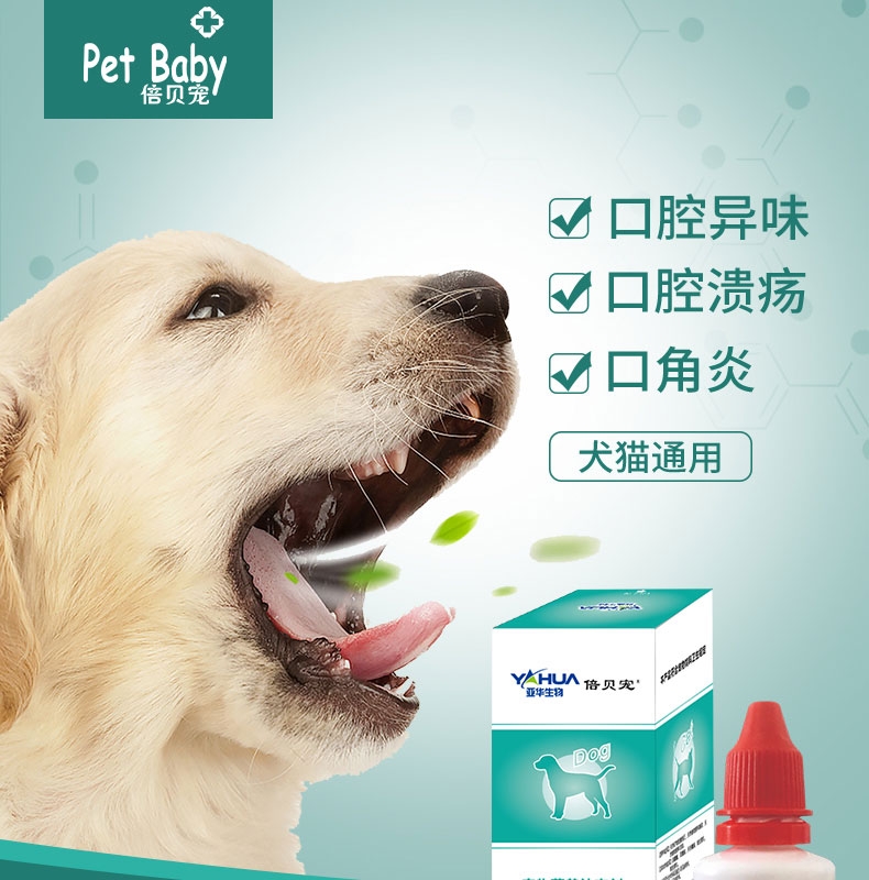 倍贝宠 酶力洁 10g 猫狗通用 口腔健康护理 治疗溃疡口角炎