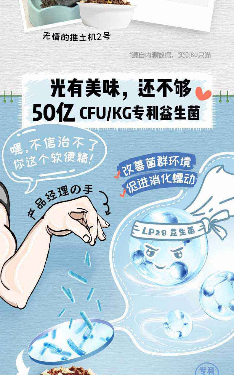 尹正推荐 WOWO冻干三鲜全价成猫粮 1kg*3(6斤)