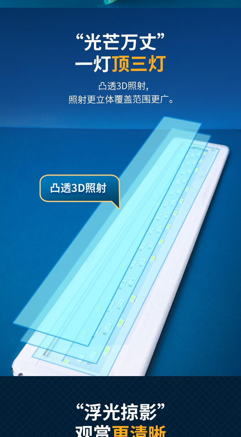 聚宝源 四排支架灯变色款 轻薄方便 模拟自然光