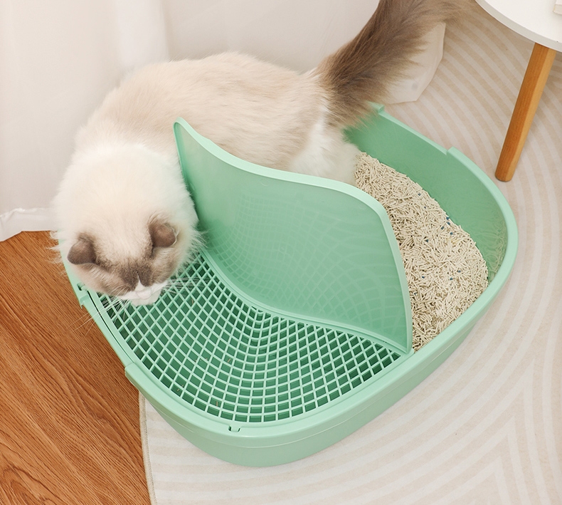 多可特 走廊式通道猫砂盆 长通道少带砂